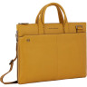 Сумка для ноутбука PIQUADRO BLACK SQUARE желтый натур.кожа CA4021B3-G